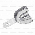 perforated impression tray for upper jaws