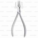 wire bending forceps - one side round & one side flat, 15 cm (6")