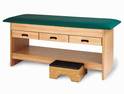 hausmann model 4298 treatment table with pull-out footstool