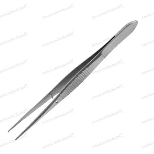 steristat sterile disposable straight serrated iris forceps stainless steel