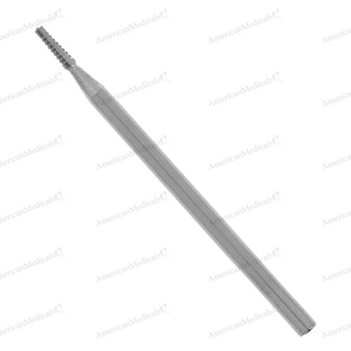 steristat sterile surgical grade stainless steel podiatry bur fissure tapper cutter