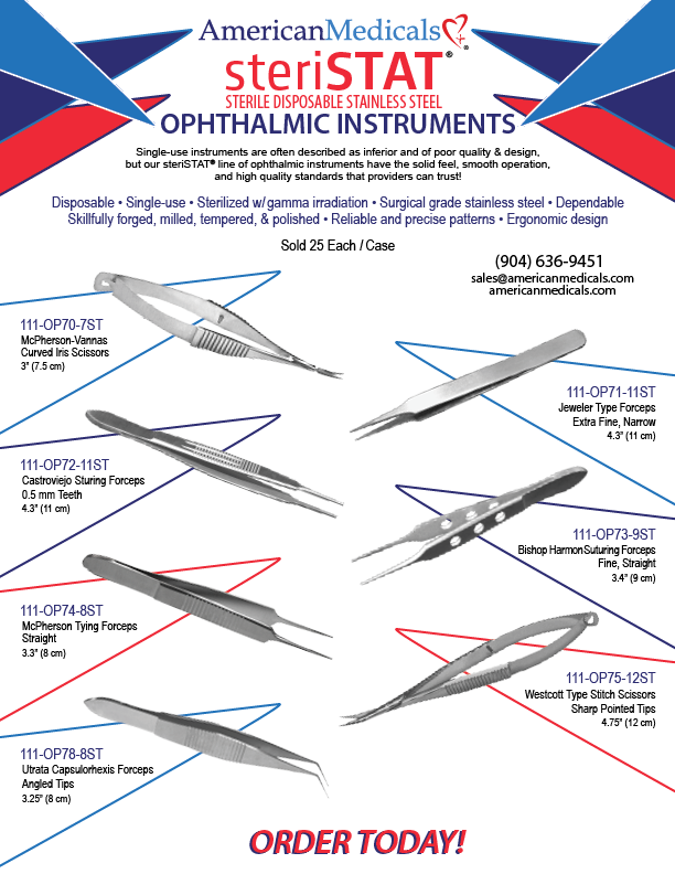 steristat ophthalmic instrument brochure